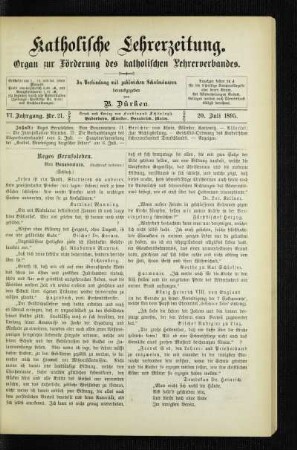 Reges Berufsleben : (Schluß)