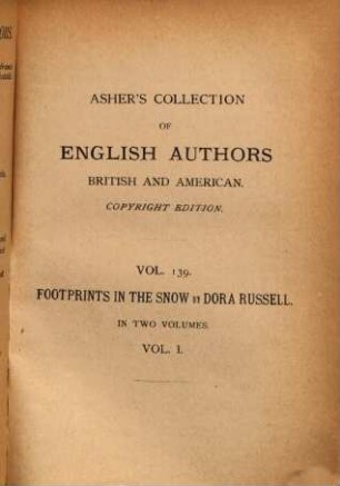 Footprints in the snow, 1