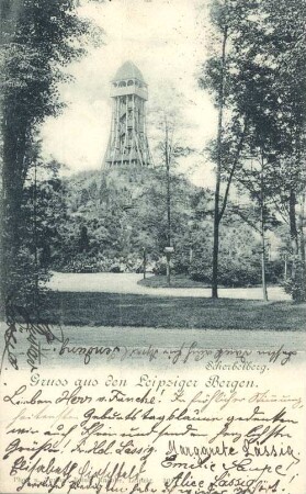 Gruss aus den Leipziger Bergen: Scherbelberg