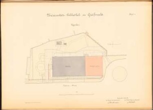 Universität Greifswald Bibliothek: Lageplan 1:200