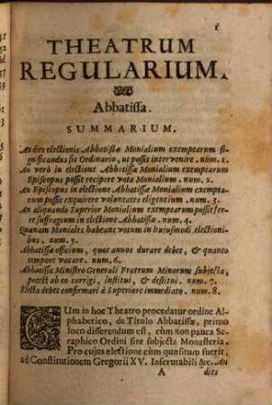 Theatrum Regularium