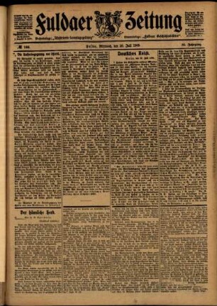 Ausgabe vom Mittwoch, den 26. Juli 1905.