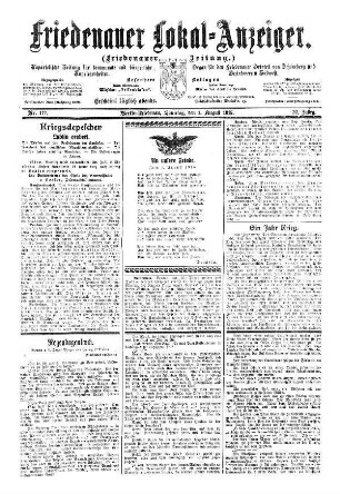 Nr. 177, 01.08.1915