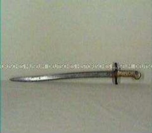 Säbelbajonett Modell 1853 (Yatagan) für Artillerie-Karabiner, Baden