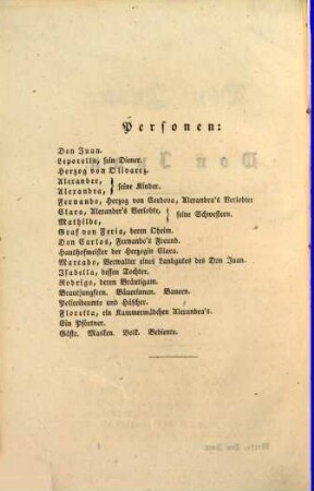 Don Juan : Trauerspiel in 5 Acten