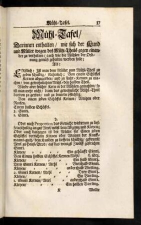 37-42, Mühl-Tafel; Der Müller-Ayd.