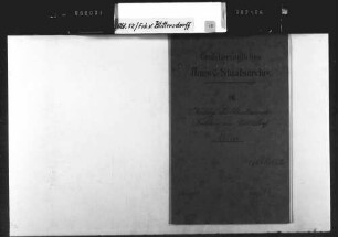 Rücktritt des Freiherrn von Blittersdorf vom Staatsministerium