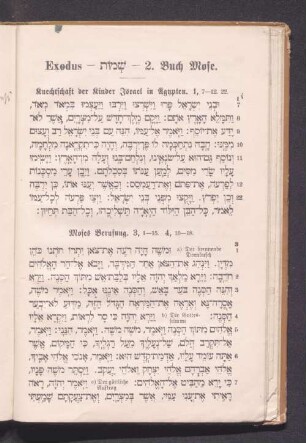 Exodus 2. Buch Mose.