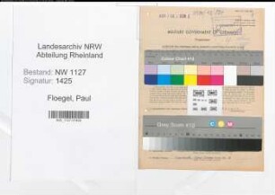 Entnazifizierung Paul Floegel , geb. 01.10.1900 (Kaufmaennischer Angestellter)