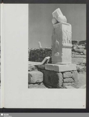 Delos. Die Phallos-Stelen beim Heiligtum des Dionysos