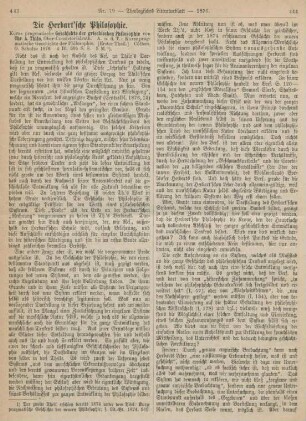 443-447 Die Herbart'sche Philosophie