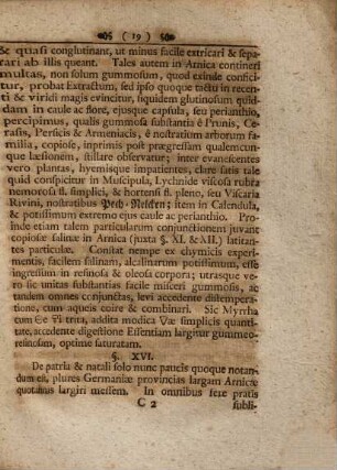 Dissertatio Inavgvralis Medica, De Genvinis Principiis Et Effectibvs Arnicae