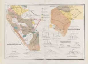 No. VI. Geologisch schetskaartje van het zuidelijkste deel van de residentie Padangsche-Bovenlanden. Geologisch schetskaartje van het noordwestelijkste deel van de residentie Palembang