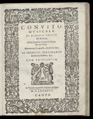 Convito musicale. Canto