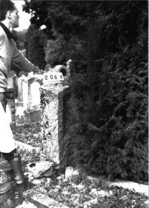 Grabstein 2064 (Index: 100096955) Maße HxBxT: 124x72x33 cm: Grabstein 2064