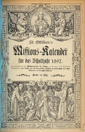 Sankt Ottiliens Missionskalender. 5. 1892