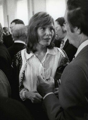 Margit Carstensen während der Filmfestspiele Berlin 1973 [23. Internationale Fimfestspiele]