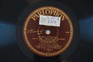 Rigoletto : Arie der Gilda: "Teurer Name, dessen Klang" (Caro nome che il mio cor) / (Verdi)
