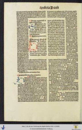 Epistola Pauli ad Ephesios cum postilla