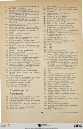 Porseleinen en aardewerk (Nr. 335-427d)