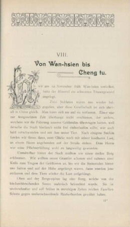 VIII. Von Wan-hsien bis Cheng tu