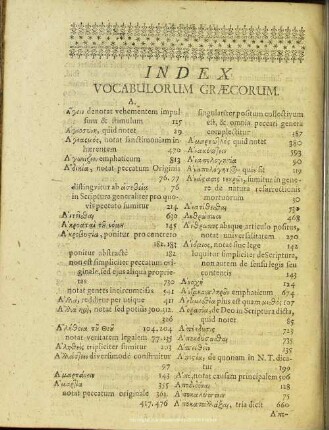 Index Vocabulorum Graecorum