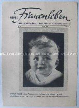 Illustrierte Monatszeitschrift der DFD "Neues Frauenleben" u.a. mit einer Bilanz zum Jahreswechsel