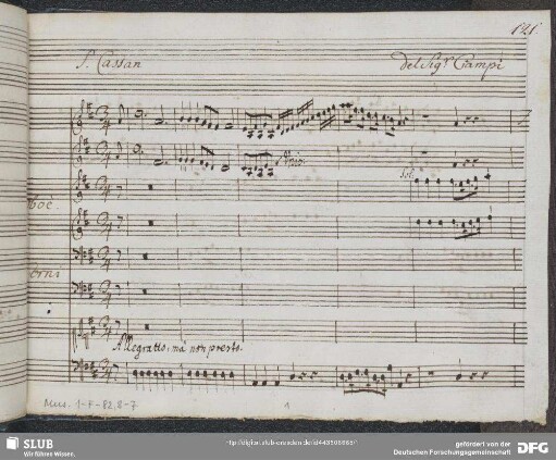 L' Adriano. Excerpts - Mus.1-F-82,8-7 : S, orch, b