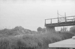Fährhaus Rothenhusen: abgebrochene Brücke, von unten