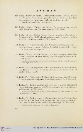 Tsubas (Nr. 108-127)
