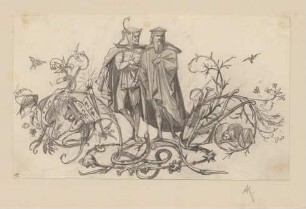 Hexenküche. Entwurf zu einer Vignette zu Faust I