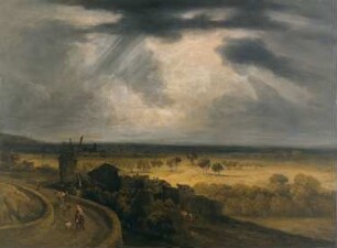 Montmartre-Landschaft mit Windmühle