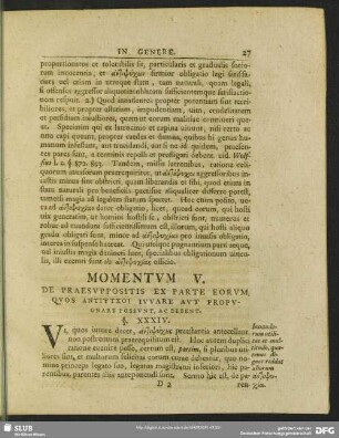 Momentum V. De Praesuppositis Ex Parte Eorum, Quos ΑΝΤΙΨΥΧΟΙ Iuvare Aut Propugnare Possunt, Ac Debent
