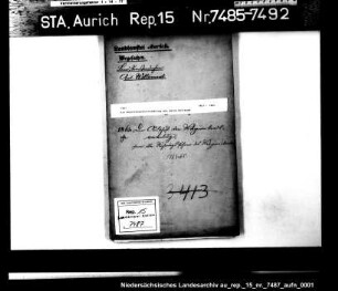 Die Wegeverbandsversammlung des Amtes Wittmund