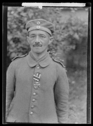 Martin Stein mit dem Eisernen Kreuz II. Klasse