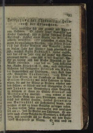 Fortsetzung der Chronologie Heinrichs des Erlauchten