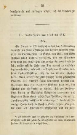 II. Baden-Baden von 1831 bis 1847