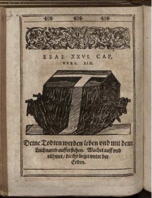 Esai. XXVI. Cap. vers. XIX.