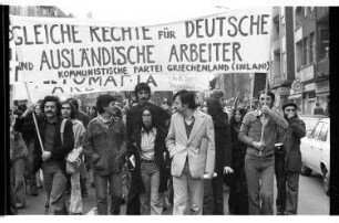 Kleinbildnegativ: Maidemonstration, 1976