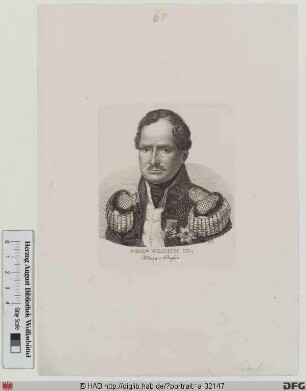 Bildnis Friedrich Wilhelm III., König von Preußen (reg. 1797-1840)