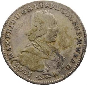 Münze, 1/4 Taler, 1766