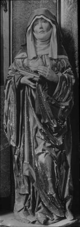 Blaubeuren, Hl. Scholastika, Mittelschrein des Hochaltars, ehem. Benediktiner-Klosterkirche; Erhart, Michel