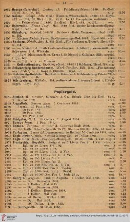 Papiergeld (Nr. 2964 - 3042)