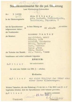 Bitzer, Elsa