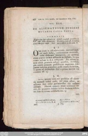 Tit. XLII. De Alienatione Iudicii Mutandi Causa Facta.
