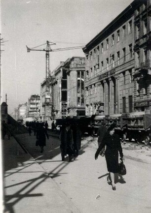 Zerstörungen Zweiter Weltkrieg. Kaiserstraße 90 und 92