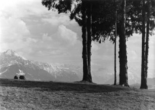 Allgäu. Blick über das Illertal bei Fischen