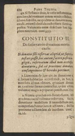 Constitutio II.