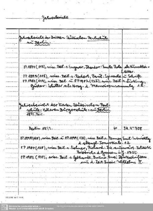 Jahresbericht Realschule