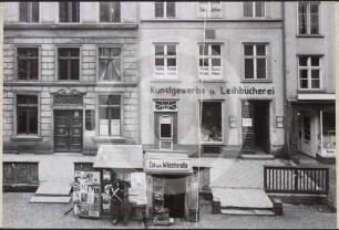Fassaden der Bürgerhäuser Jopengasse 63 und 64 in Danzig